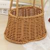 Flower Basket with Handle Woven Plant Basket Flower Storage Basket for Home Wedding Garden Decoration