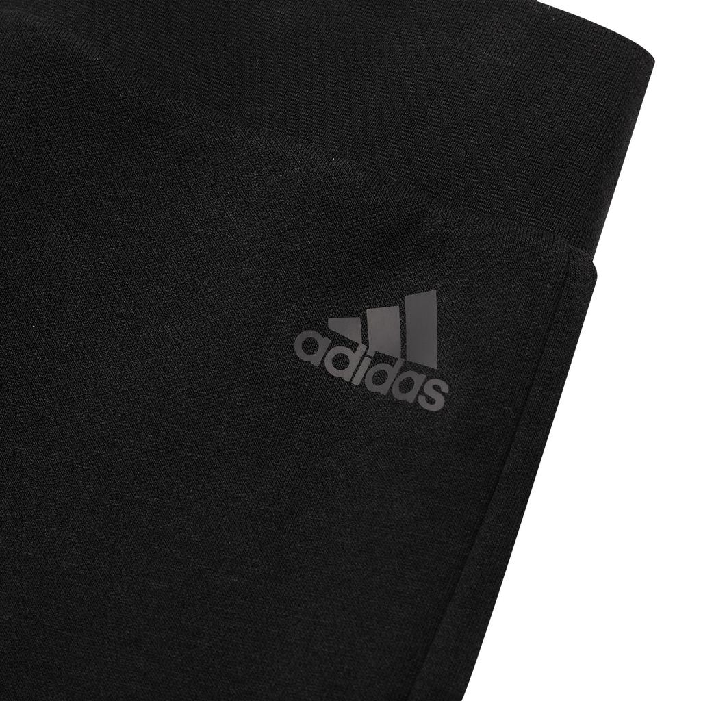 Adidas Женские флисовые спортивные брюки с тремя полосками по бокам в стиле ретро, длинные женские брюки черного цвета H09700