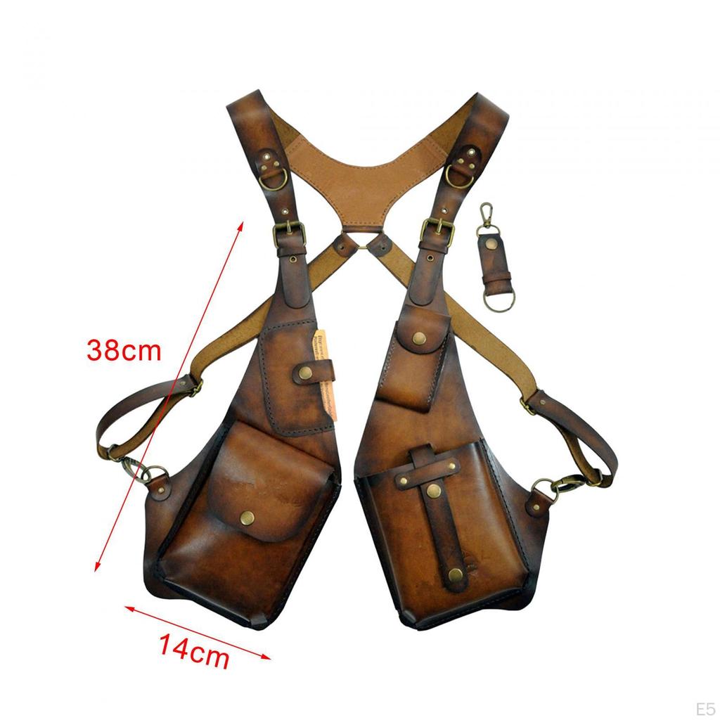 Скрытая сумка через плечо под мышками, кожаный рюкзак для мужчин и женщин, кошелек, карман