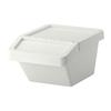 IKEA SORTERA 37 L 90255898 Sorting Trash Can with White Lid,