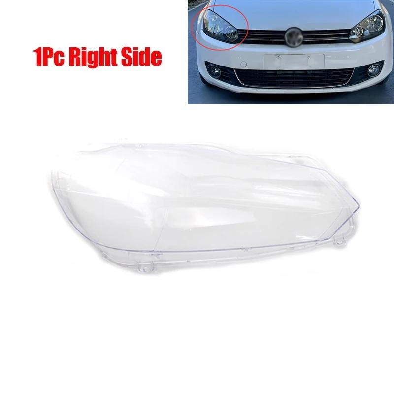 Крышки линз передних фар для Volkswagen VW Golf 6 MK6 GTI R 2010-2014 Прозрачный абажур Корпус фары