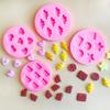 Mini Star Heart Cookies Silicone Fondant Mold Candy Chocolate Cake Accessories Cupcake Topper Decorating Tools Outdoor Tableware