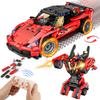 Конструктор гоночной машины на радиоуправлении, Совместимый с Lego STEM-игрушками для детей, Набор из 2 моделей автомобилей, 425 деталей, Подарочные игрушки для детей от 6 до 12 лет