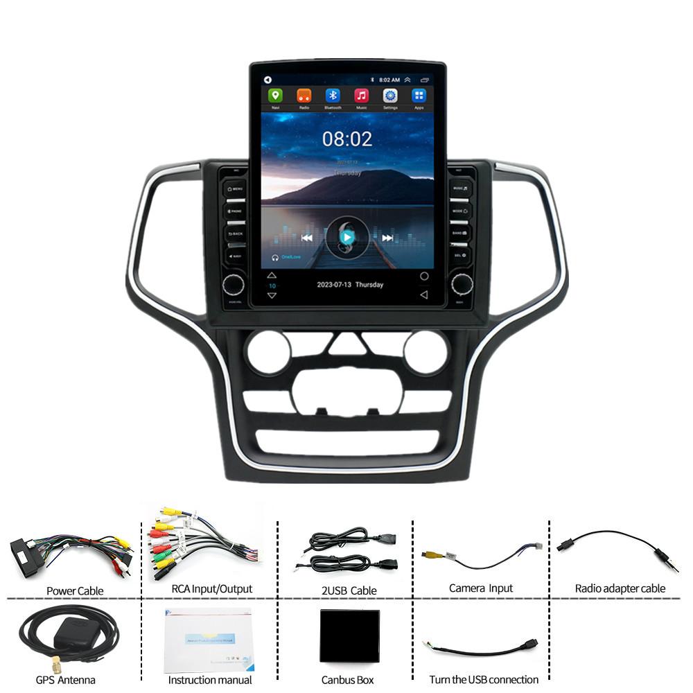 Головное устройство на Android 12 для Jeep Grand Cherokee (5-дюймовый экран)