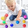 100Pcs/Set Pit Ball Thickened PE Crush Proof BPA Phthalate Free Safe Indoor Outdoor Baby Toddler Kids Round Ocean Ball