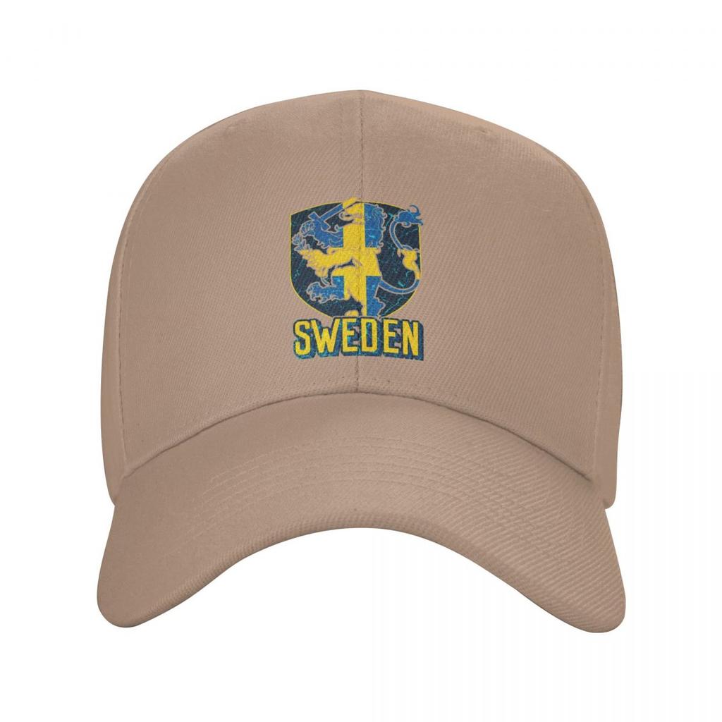 Personalized Coat Of Arms Sweden Baseball Cap Women Unisex Adjustable Swedes Flag Proud Dad Hat Outdoor