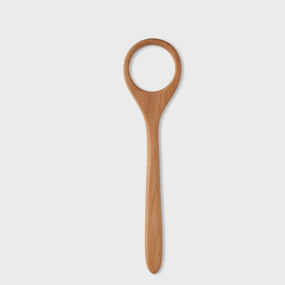 Long Handle Wooden Dough Whisk Comfortable Grip Manual Stirring Rod  Biscuits Preparation