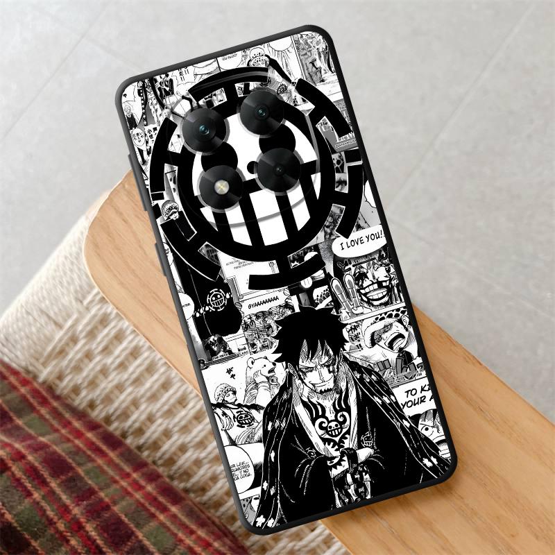One Piece Comic Zoro Case for Xiaomi Redmi Note 7 8 12s 9 10 11 12 Pro 11s 9S 10S 13 14 Pro Plus Black Soft Phone Cover