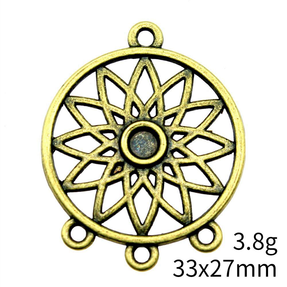 NewArrivals Jewelry Findings Angel Dream Catcher Earring Connector Accessories Parts Women's Bag Accessories For Women