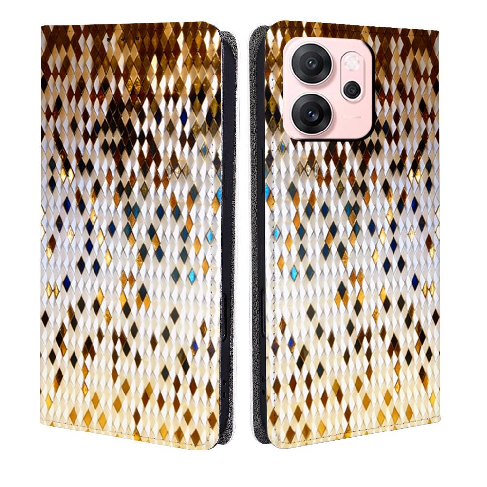 Магнитный кожаный чехол-книжка для Infinix Note 50 Pro и Note 30 Pro