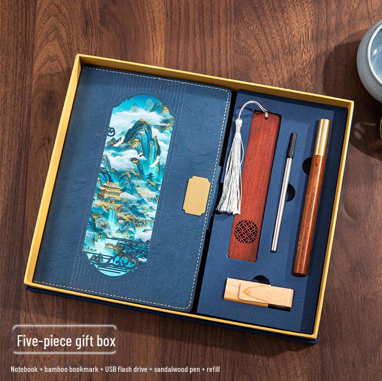 Подарочный набор из креативных деловых блокнотов 2025 года с магнитной застежкой