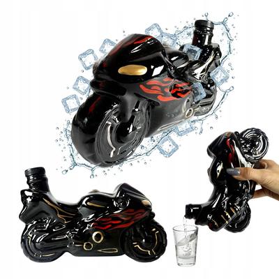Ceramic Bottle MOTORCYCLE 0.5L Original Gift for Alcohol Carafe