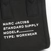 Marc Jacobs Small Satchel Tote Shoulder Bag in Black with Standard Supply Logo (4S4HCR003H02) Canvas. [Outlet] [Brand Name] [Used]