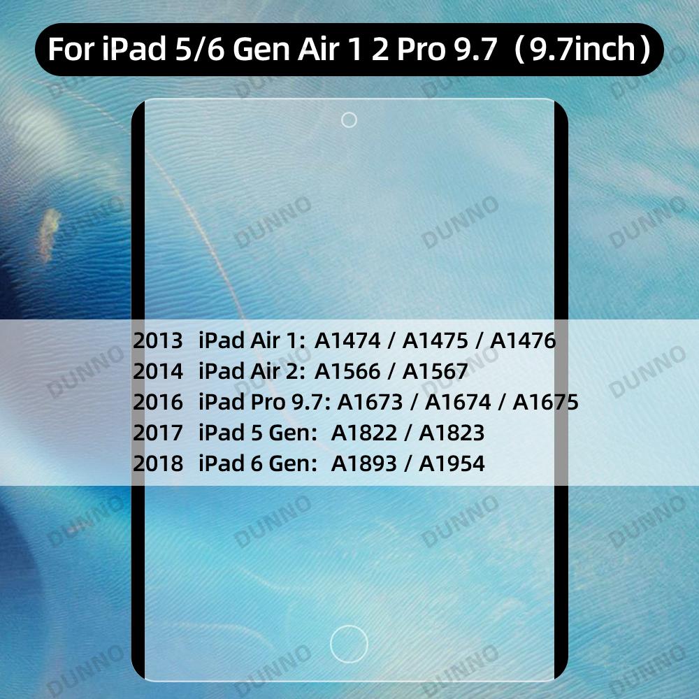 Paper Feel Screen Protector Film for iPad Air 11in 2025 Pro 11/12.9 Air 4 5 10/9/8/7th Generation Removable Magnetic Attraction