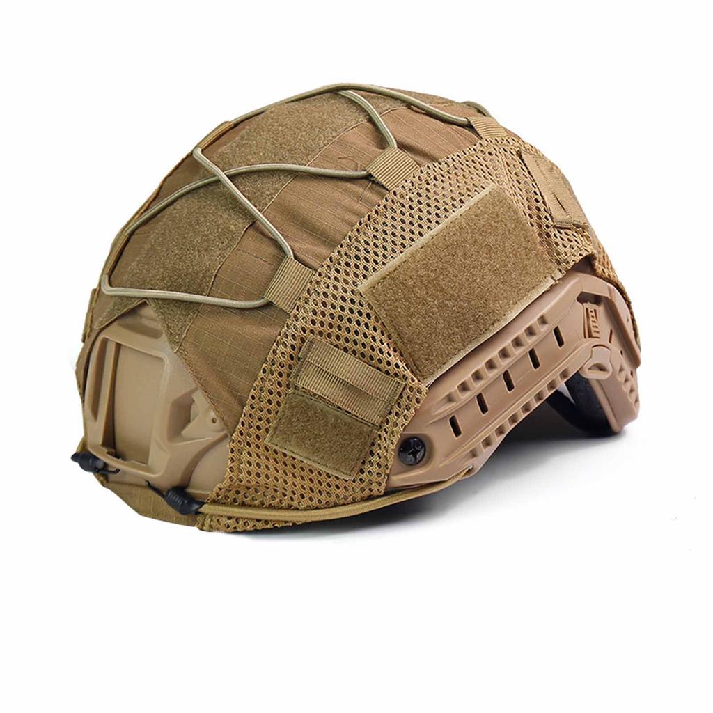 Camouflage Helmet Cover, Upgraded Outdoor Military Helmet Accessory, Hunting, Airsoft, Paintball Helmet Protective Gear