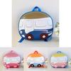 Kids Shell Whimsical Backpack In Bright Colors With Car Motif Ideal For School And Fun Everyday
