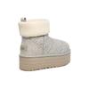 UGG Classic Mini Platform Felted Boot Grey Women Sneakers 1144047-GREY