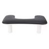U Shaped Manicure Hand Rest Height Adjustatle Nail Arm Rest Stand Hand Rest Pillow for Nail Salon Black