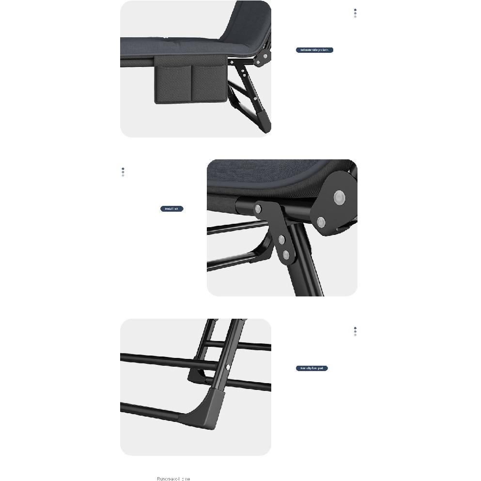 Складная кровать для обеденного перерыва, домашнее портативное кресло для отдыха на открытом воздухе, офисное многофункциональное складное кресло, простое кресло для отдыха