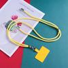 Ремешок для ожерелья через плечо, универсальный ремешок для мобильного телефона, длинный регулируемый чехол для телефона с зажимом, защитный ремешок от потери