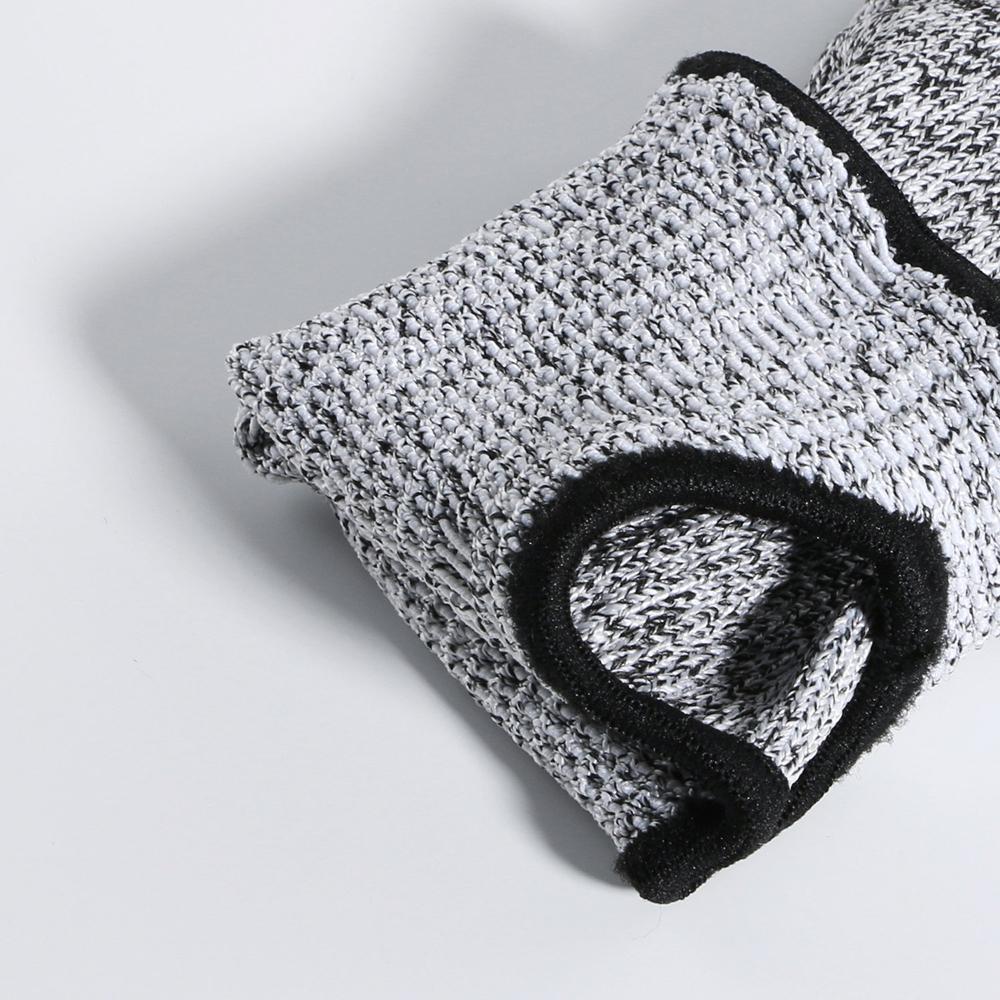 Pair Breathable Cut Resistant Sleeves With Thumb Hole For Work Preventing Stab