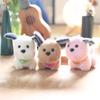 Cute Scarf Puppy Dog Pendant Plush Doll Bag Hanging Decorative Key Chain Doll