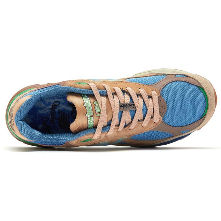 Joe Freshgoods x New Balance 990v3 Сделано в США Уличная одежда Унисекс Кроссовки Коричневый Пустынная роза Синий M990JG3