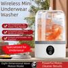 Transparent Tank Double Cup Washing Machine 2 Modes Double Barrel Laundry Cup  Apartment Living