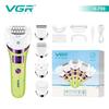 VGR 5-in-1 new high-end hair trimming set multifunctional body hair remover alloy blade full body hair removal device V-759