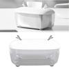 Stylish Tissue Box Cover Clear View Tissue Box Dispenser Holder   with Anti Slip Bottom for Facial Tissue