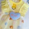 Summer Pet Thin Bubble Skirt Pet Clothing Breathable Cat Sunscreen Teddy Dog Vest Dog Clothes for Small Dogs
