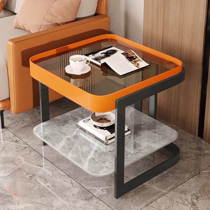 Modern Minimalist Square Metal Side Table