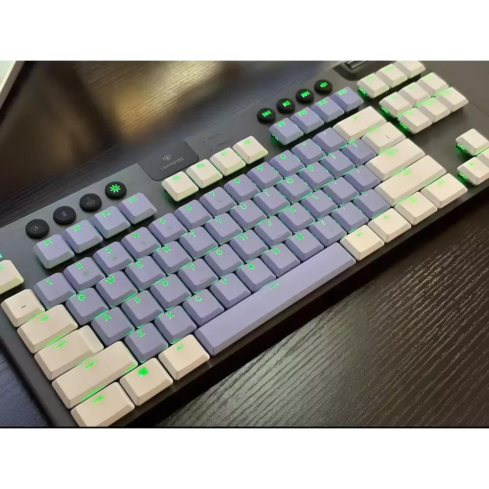 Suitable for Logitech G913 Mechanical Keyboard DIY Keycaps G913TKL G915 G813 G815 Translucent Keycaps
