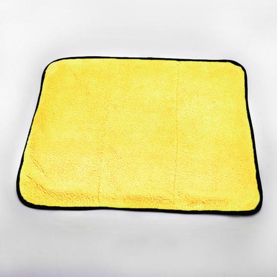 Car Wash Cloth Thickened Ultra Soft Dual Color Water Absorption Microfiber Waxing Towel for Automobile