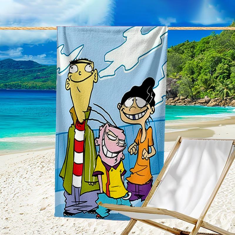 Ed Eddy Mystery Quick-Dry Microfiber Beach Towel Super Soft & Absorbent for Bath, Beach, Travel Bath Time Accessory, Fan gifts