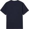 Levis SS24 Парижская лимитированная капсульная коллекция Футболка мужская с коротким рукавом, с круглым вырезом, свободного кроя, с принтом букв, темно-синяя 0023X-0000