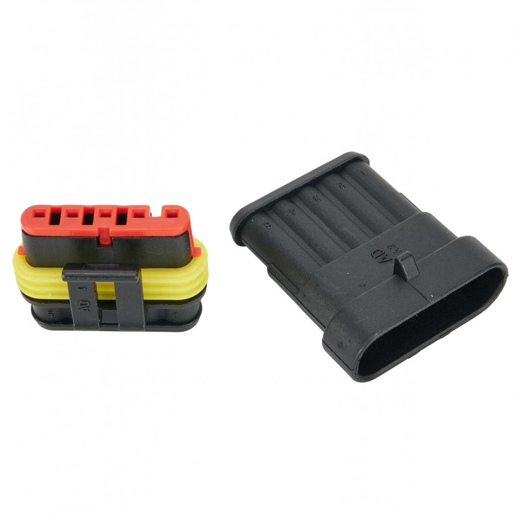 Plug Connectors 1/2/3/4/5/6 Pin 12A 600V Car Boat Kit