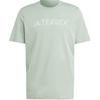 adidas Мужская футболка Terrex Classic Logo Серебристо-зеленый IN4688