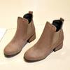 Autumn Women's Chuky Heel Chelsea Boots Fashion Heeled Shoes for Women Ankle Boots Dress Casual Women's Boots Botas De Mujer
