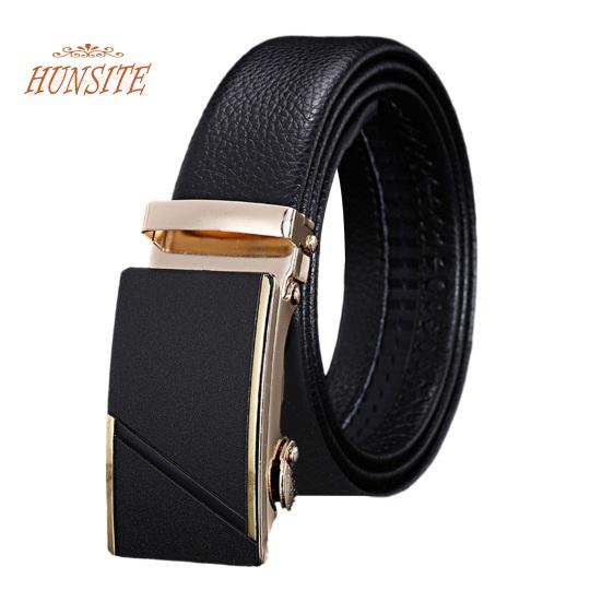 Мужской автоматический ремень, деловой деловой ремень, гладкая искусственная кожа, пряжка из сплава, противоскользящий, большая долговечность, противоскользящий, мужской костюм для встреч, брюки, ремень