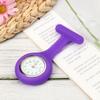 Unisex Silicone Gift Lapel Watches with Second Hand Nursing Fob Clip On Nurse Watch