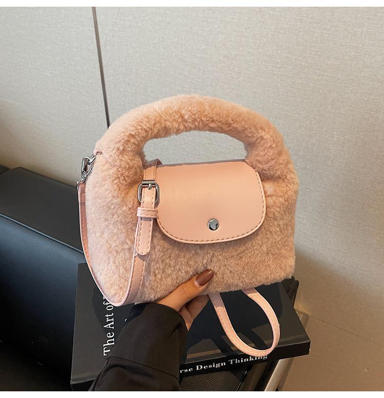 2025 Зимняя Универсальная Мини Плюшевая Меховая Сумка Кроссбоди