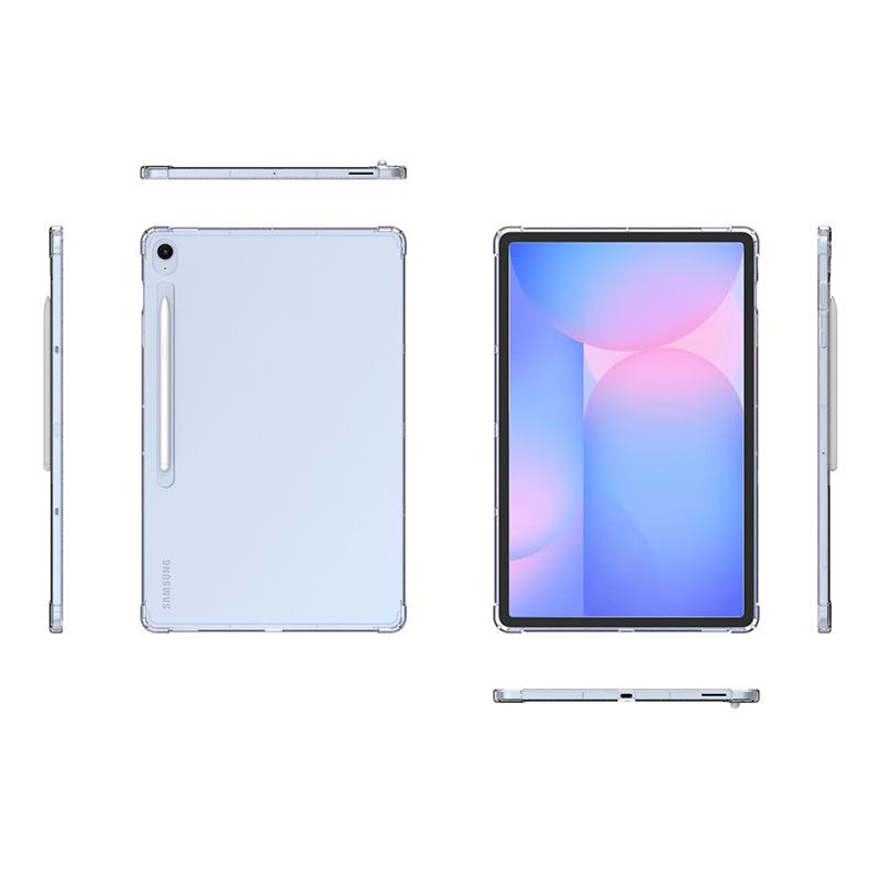 Transparent Case for Samsung Galaxy Tab S9 11 inch Soft Tpu Airbag Cover Funda for Samsung Galaxy Tab S9 FE S10 FE 10.9 inch