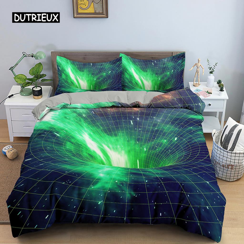 3D Duvet Cover Set Psychedelic Digital Printing Twin Bedding Set Microfiber Quilt Cover Single Queen King Size Comforter Cover