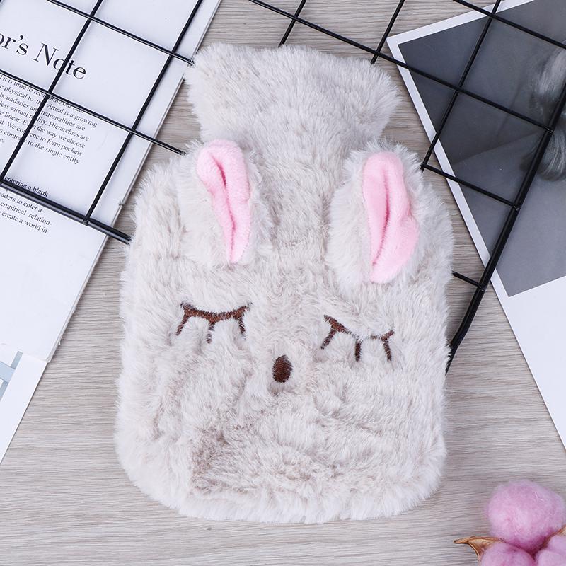 Cute PVC Relief Stress Pain Hot Water Bottle Bag Soft Reusable Hand Warmer
