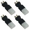 Yiqigou 4pcs Wire-Free Tamiya Male To Dean T-Style Plug Adapter Wireless Connector for RC Drone LiPo Battery Charger ESC (T Male To Tamiya Female)