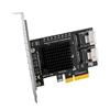 Адаптер PCI-E на SFF-8087 8 портов PCIE на   /  3.0 Карта расширения для жесткого диска 6 Гбит/с Конвертер для жесткого диска SSD