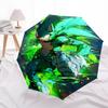 1pc Sonic Speed Automatic Folding Umbrella, 8 Ribs for All-Season Use 029