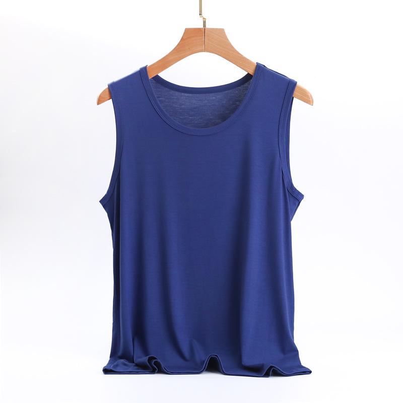 Men's Plus Size Slim Fit Modal Tank Top - Sleeveless Summer Sports Base Layer Undershirt 2023