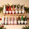 3pcs Reusable Christmas Knitted Doll Pendant Cartoon Gnome Doll Faceless Doll Pendant  Festival